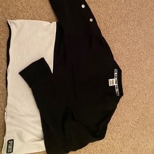 Victoria Secret PINK cropped button sweatshirt.